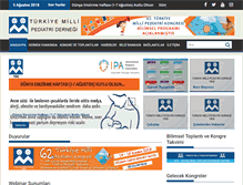Tablet Screenshot of millipediatri.org.tr